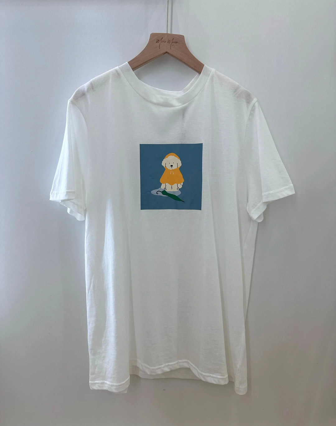 An image of a White-One-Size BC2092 T-Shirt by Mirra Masa
