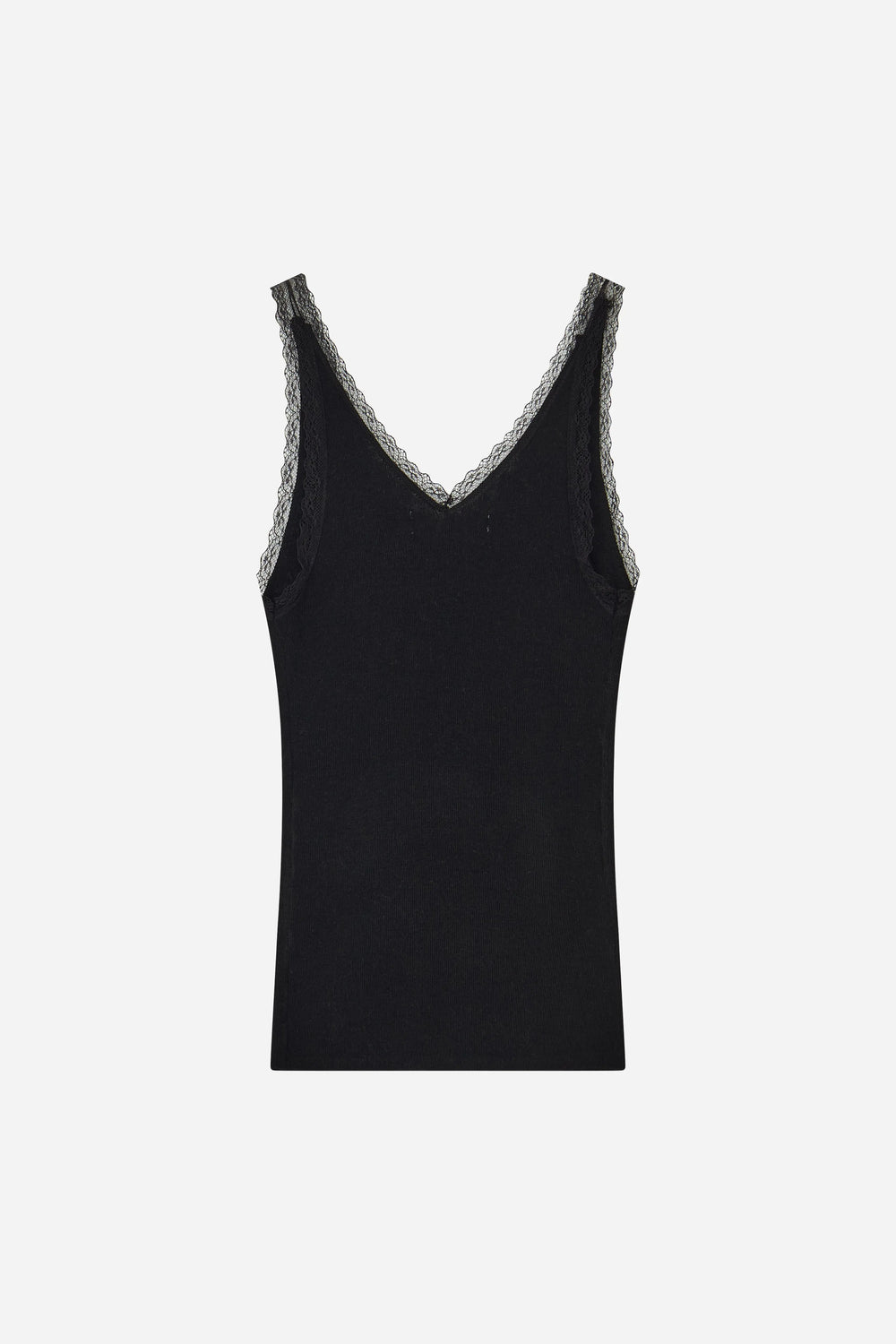 An image of a   10696 Lace-Trim V-Neck Camisole by  Mirra Masa