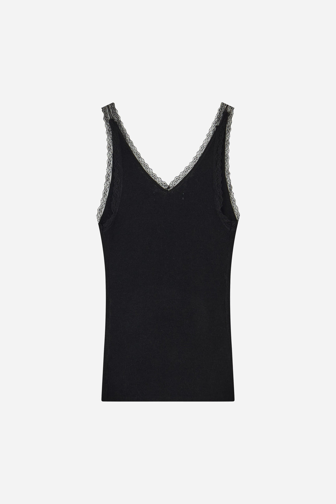 An image of a   10696 Lace-Trim V-Neck Camisole by  Mirra Masa