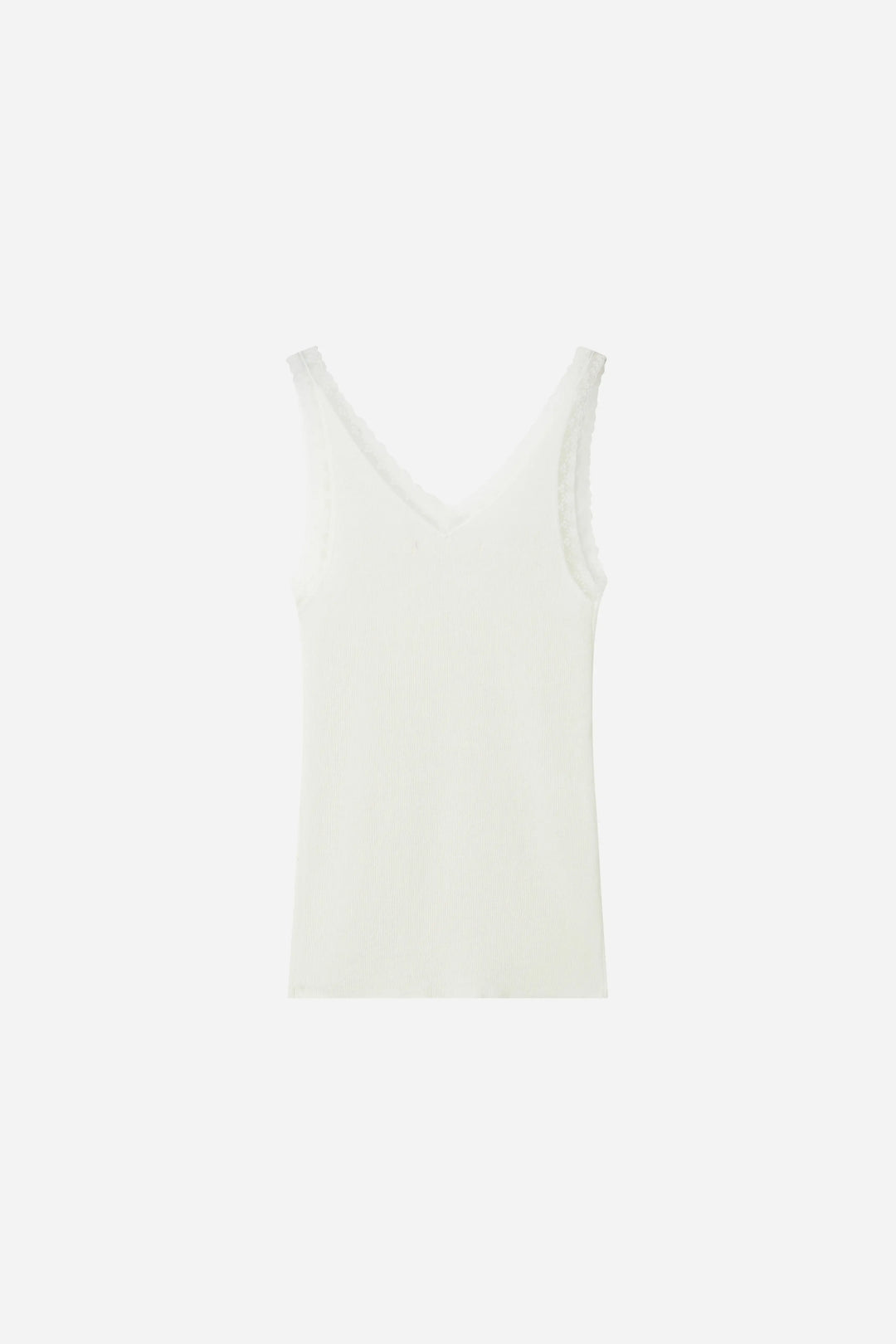 An image of a   10696 Lace-Trim V-Neck Camisole by  Mirra Masa