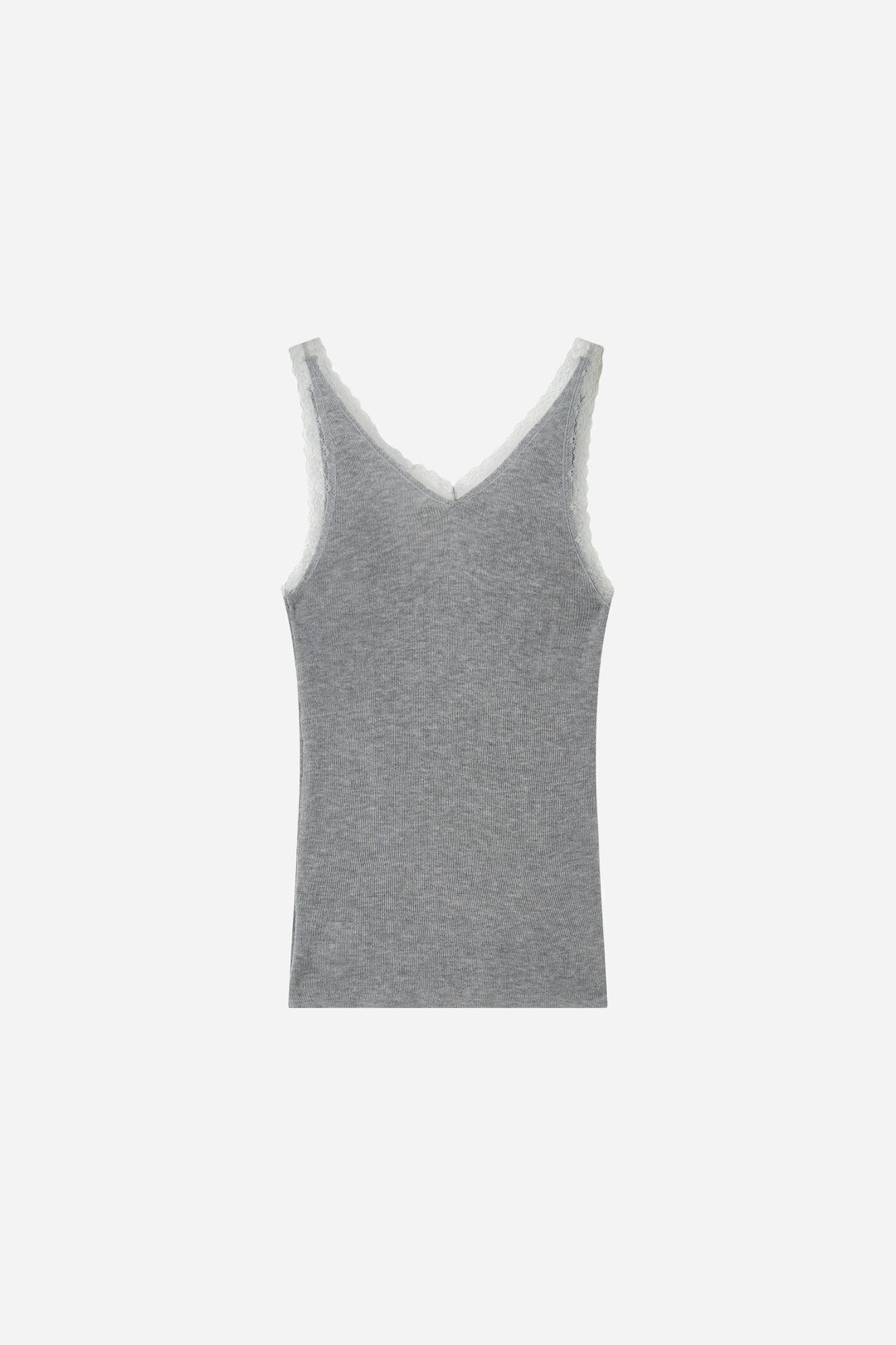 An image of a   10696 Lace-Trim V-Neck Camisole by  Mirra Masa