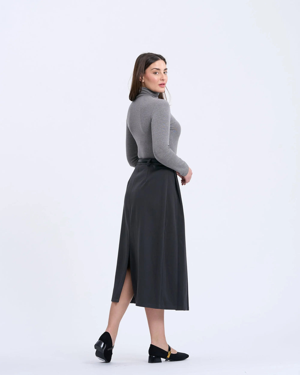 An image of a   1091 Mono Strap Heels by  Mirra Masa