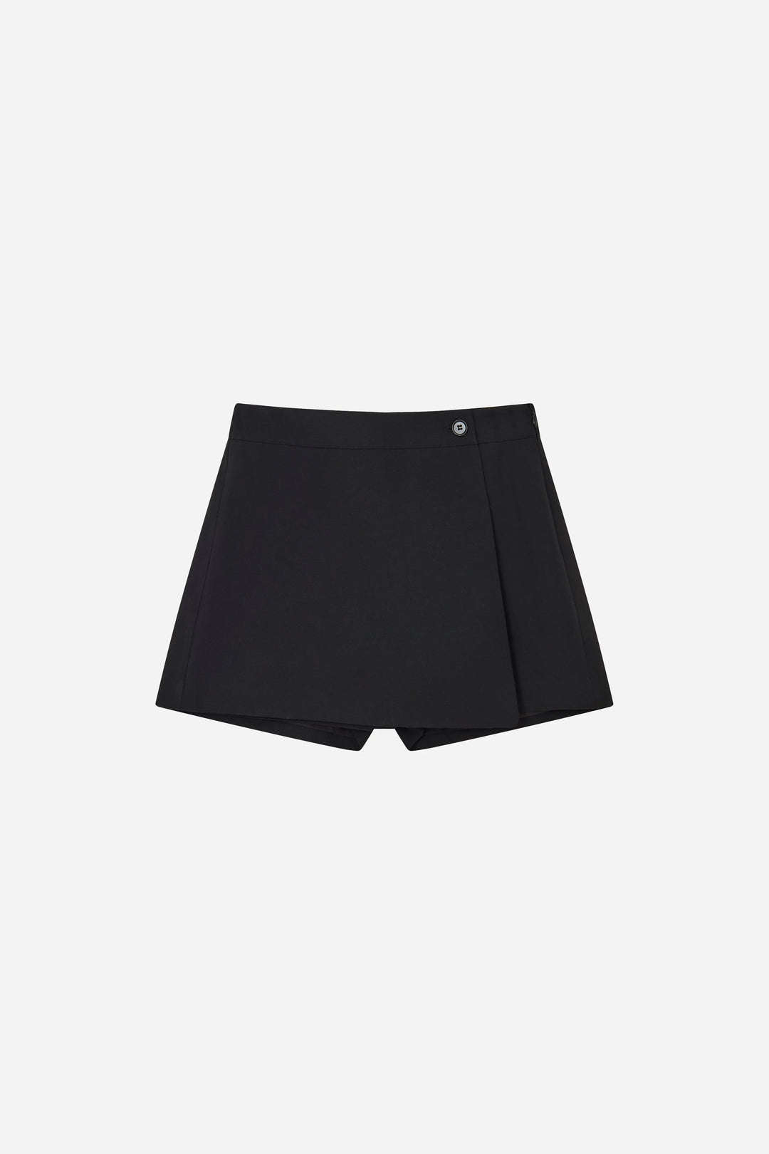 An image of a   10996 Asymmetric Button-Wrap Skirt by  Mirra Masa