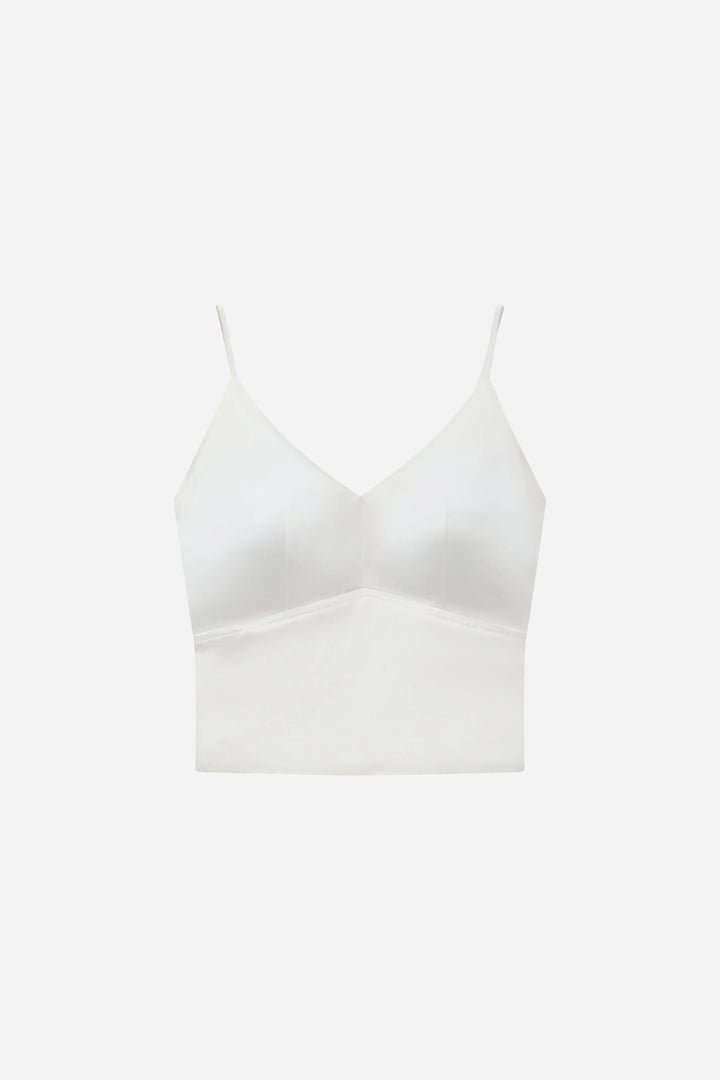 An image of a   11152 Structured Satin Camisole by  Mirra Masa