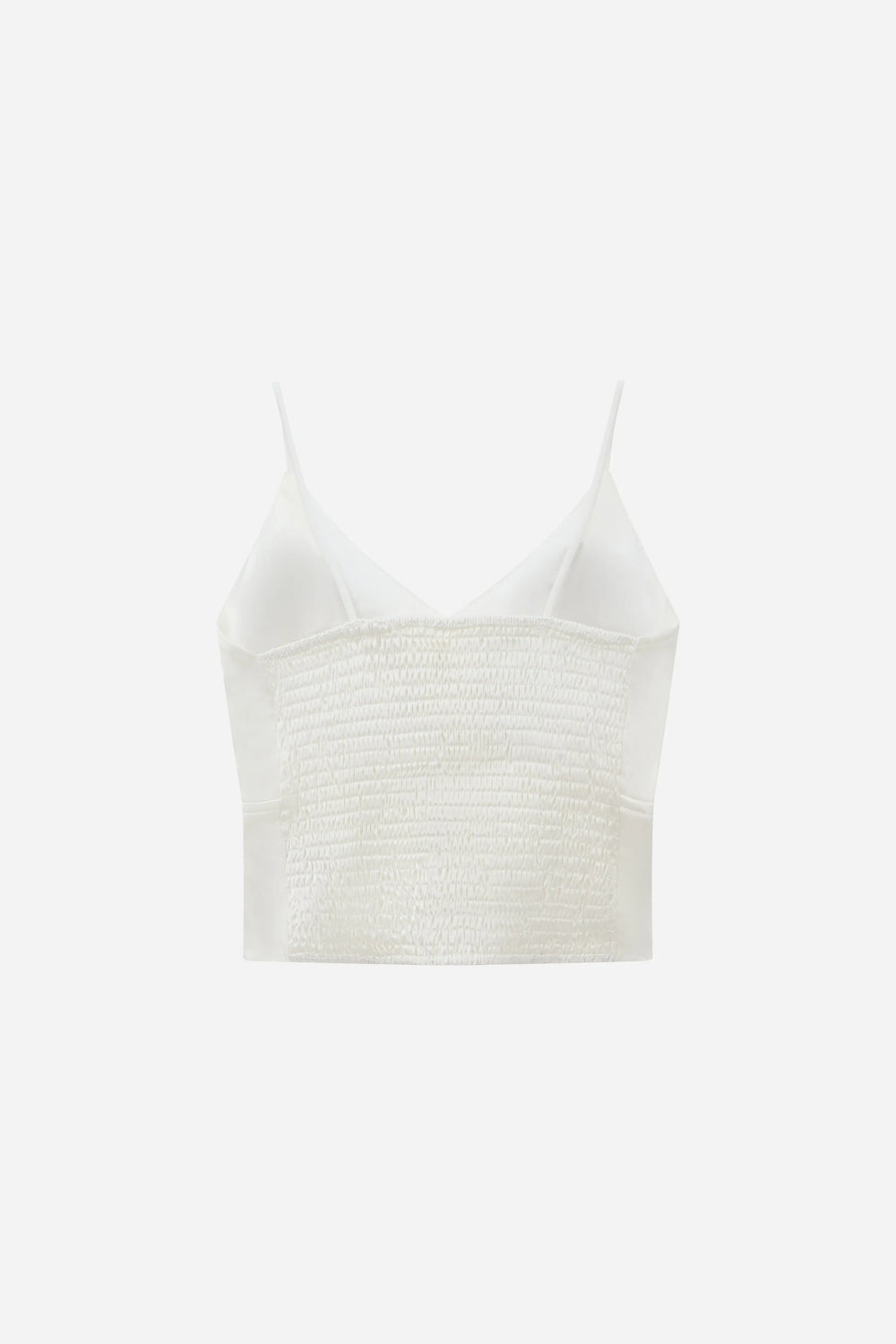 An image of a   11152 Structured Satin Camisole by  Mirra Masa