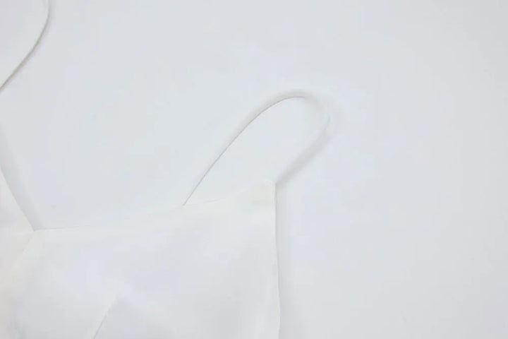 An image of a   11152 Structured Satin Camisole by  Mirra Masa
