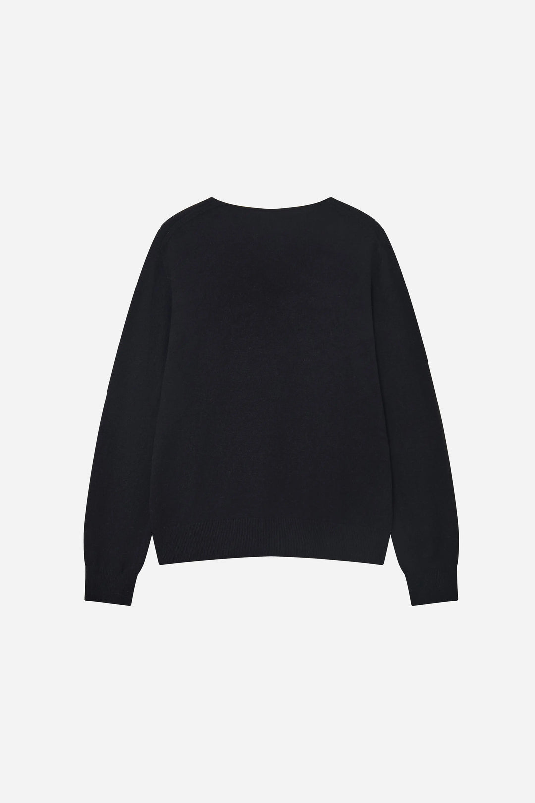 An image of a   11175 Essential Long Sleeve V-Neck Knit Top by  Mirra Masa
