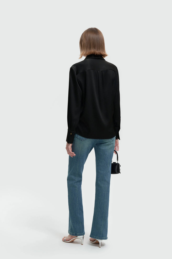 An image of a   11222 The Parisian Silk-Touch Shirt by  Mirra Masa