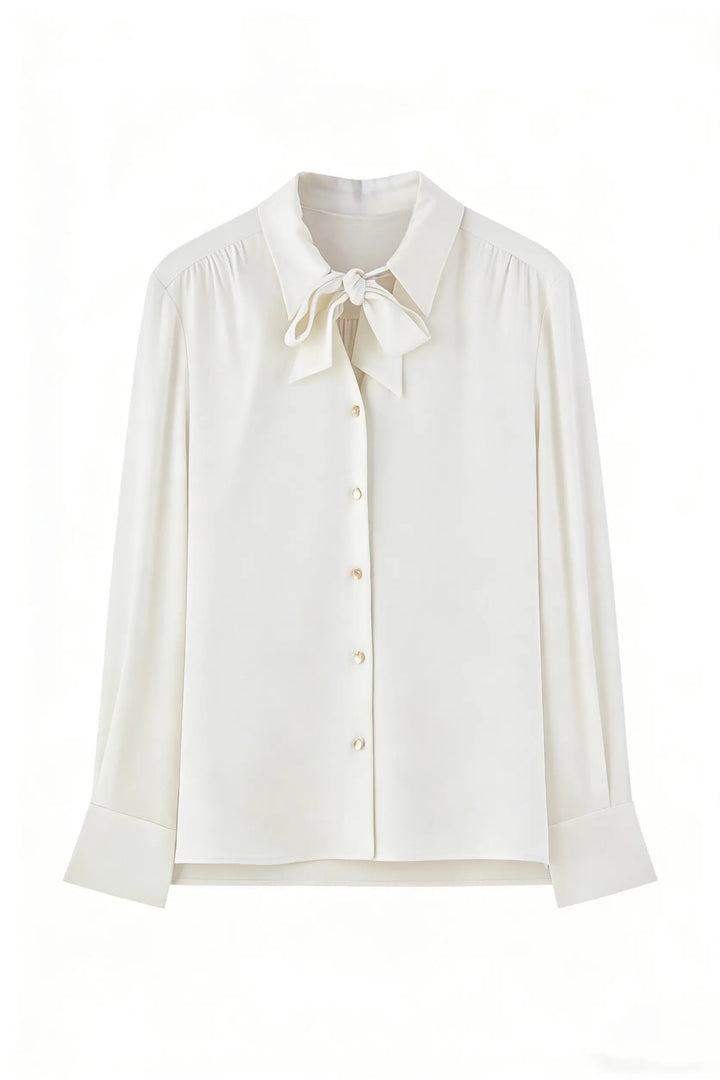 An image of a   11222 The Parisian Silk-Touch Shirt by  Mirra Masa