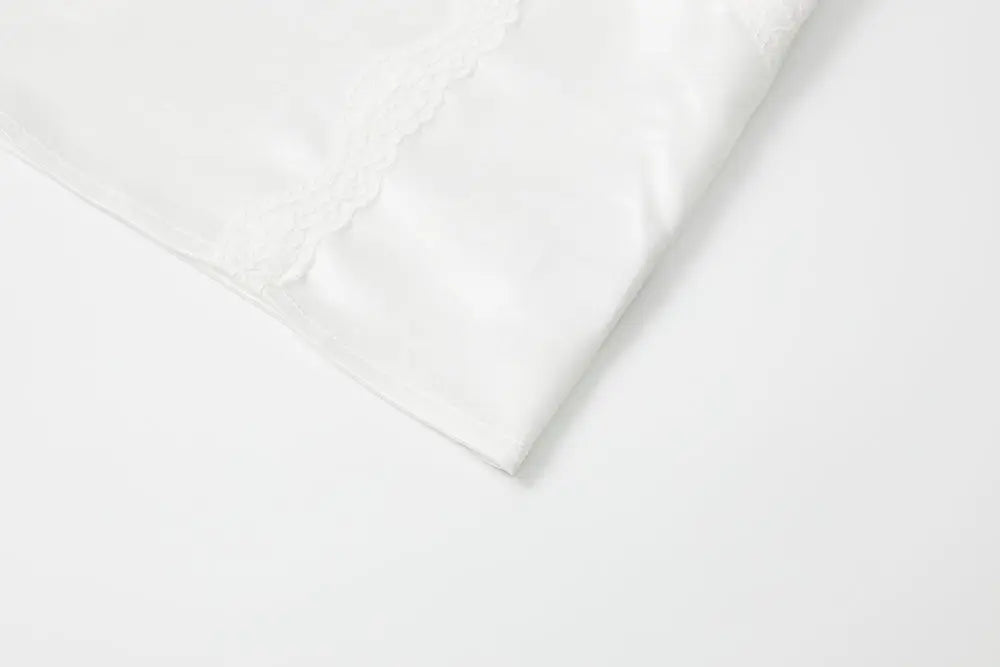 An image of a   11223 Lace Trim Camisole Top by  Mirra Masa