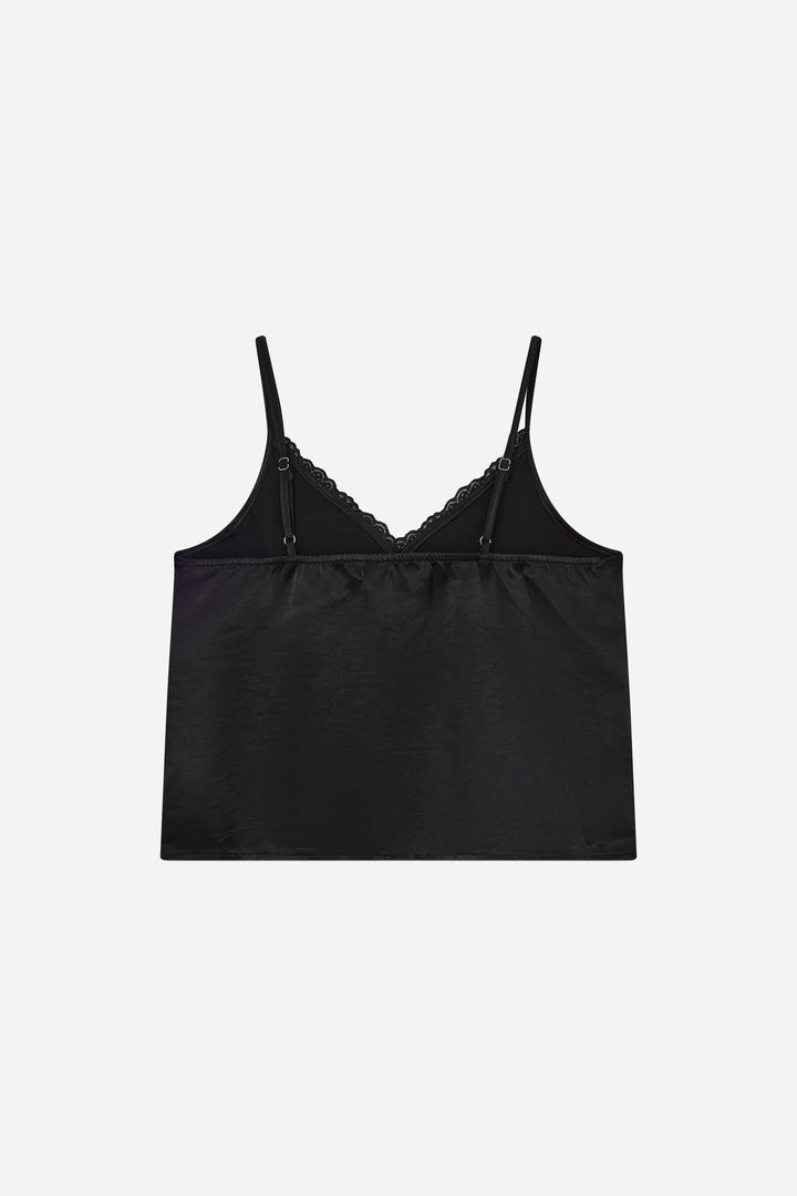 An image of a   11223 Lace Trim Camisole Top by  Mirra Masa