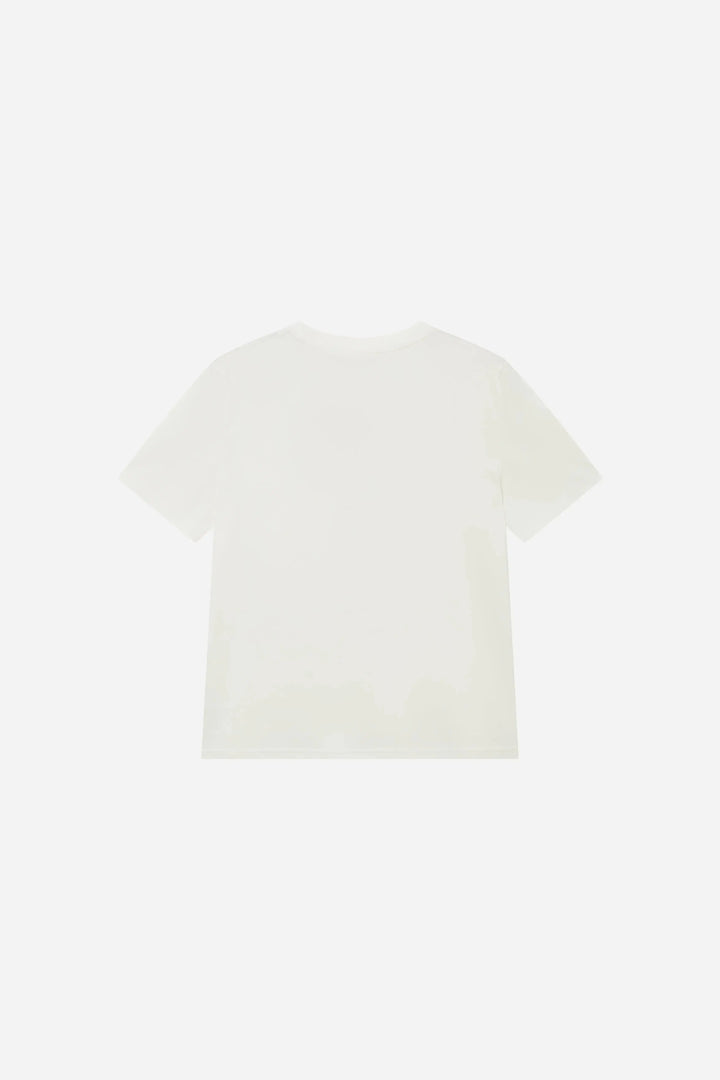 An image of a   11231 Floral Appliqué T-Shirt by  Mirra Masa