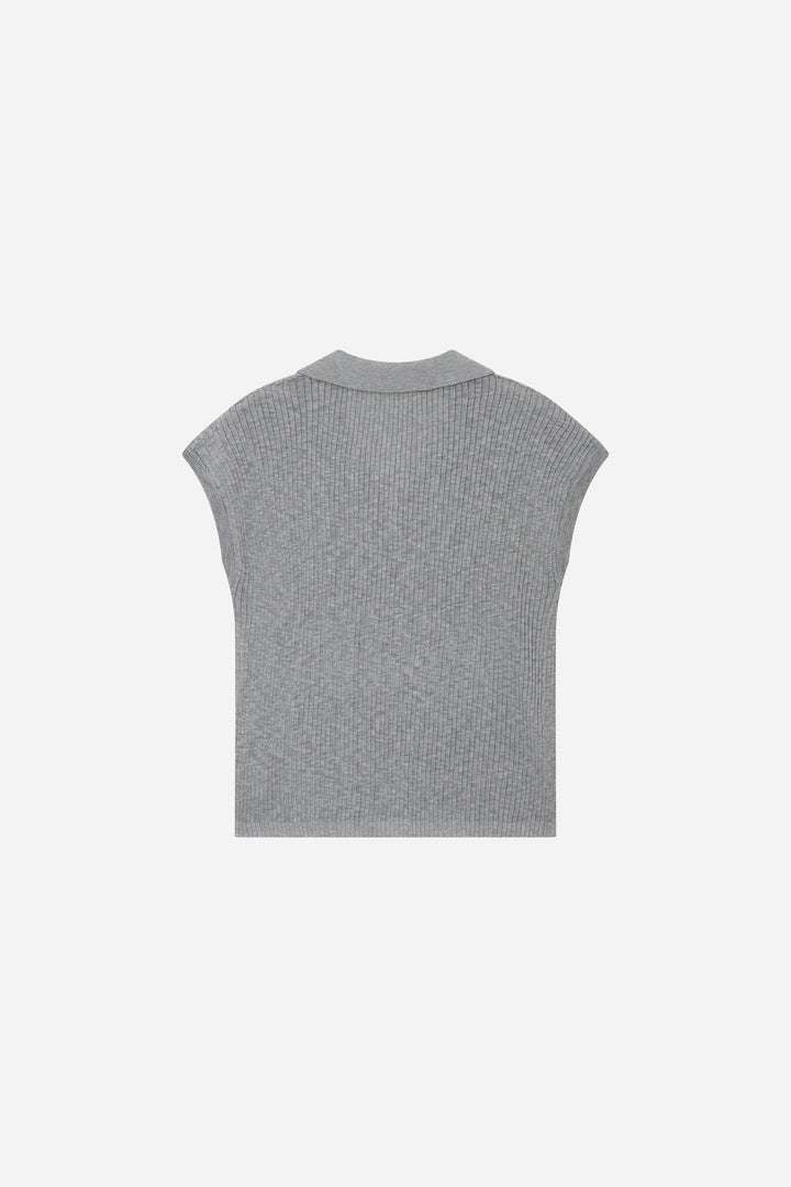 An image of a   11338 Everyday Ribbed V-Neck One Size by  Mirra Masa