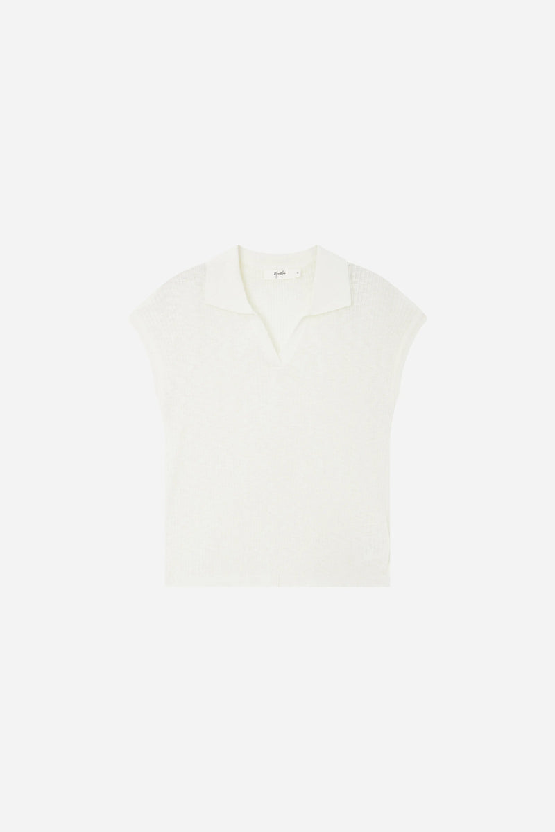 11338 Everyday Ribbed V-Neck One Size