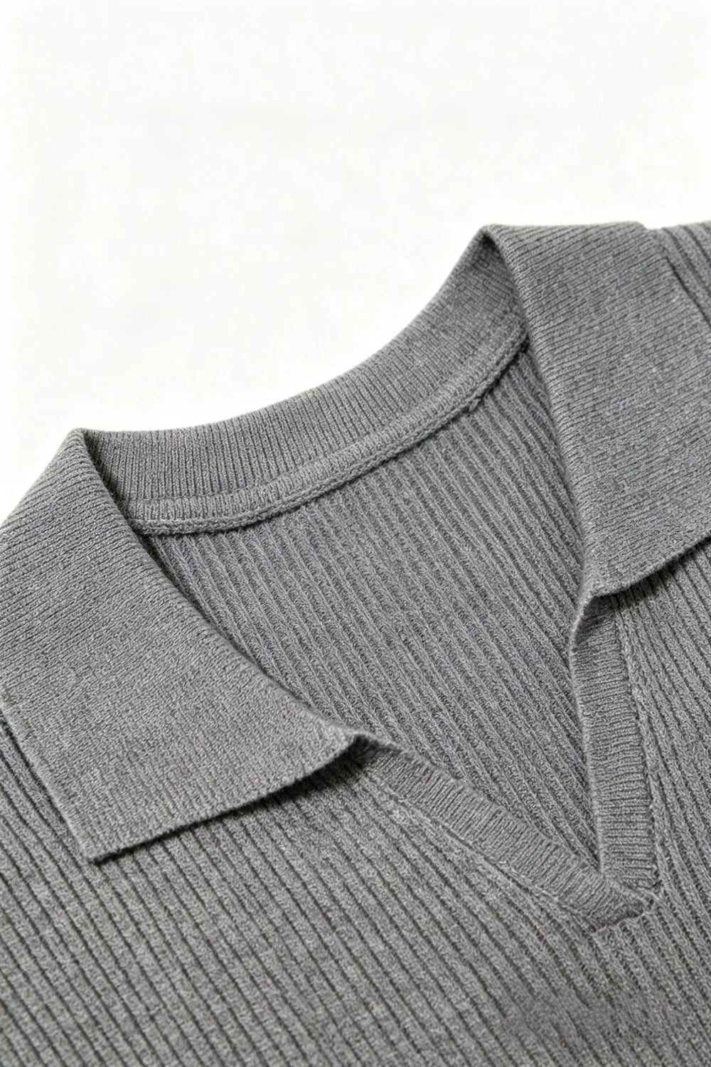 An image of a   11338 Everyday Ribbed V-Neck One Size by  Mirra Masa