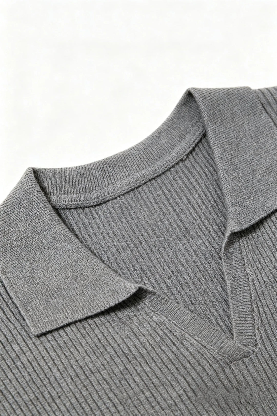 An image of a   11338 Everyday Ribbed V-Neck One Size by  Mirra Masa