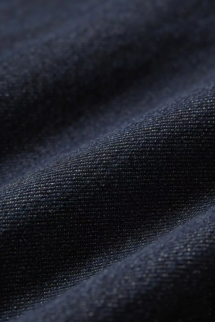 An image of a   11344 Button-Front Denim Vest by  Mirra Masa