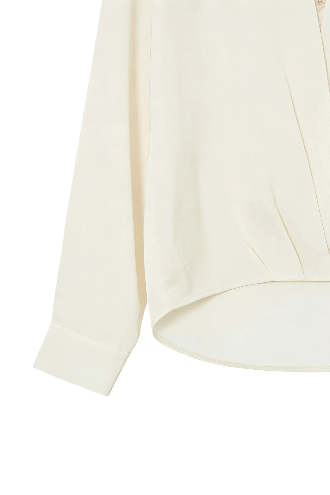 An image of a   11382 Collared Wrap Blouse by  Mirra Masa