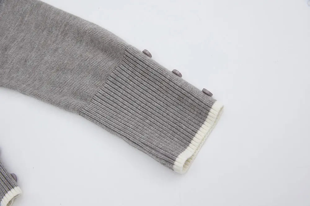 An image of a   11404 Cozy Wool Blend Layering Cardigan by  Mirra Masa