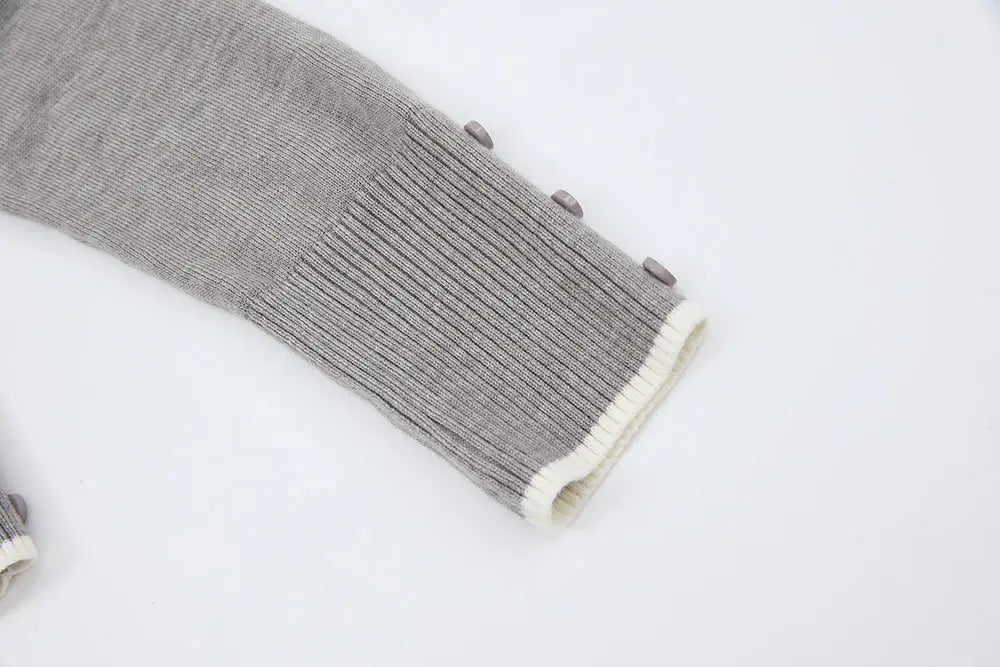 An image of a   11404 Cozy Wool Blend Layering Cardigan by  Mirra Masa