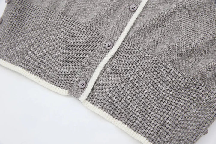 An image of a   11404 Cozy Wool Blend Layering Cardigan by  Mirra Masa