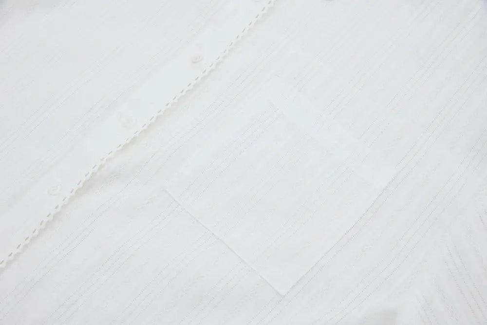 An image of a   11475 Textured Cotton Button-Down Shirt by  Mirra Masa