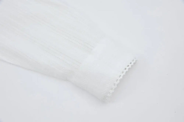 An image of a   11475 Textured Cotton Button-Down Shirt by  Mirra Masa