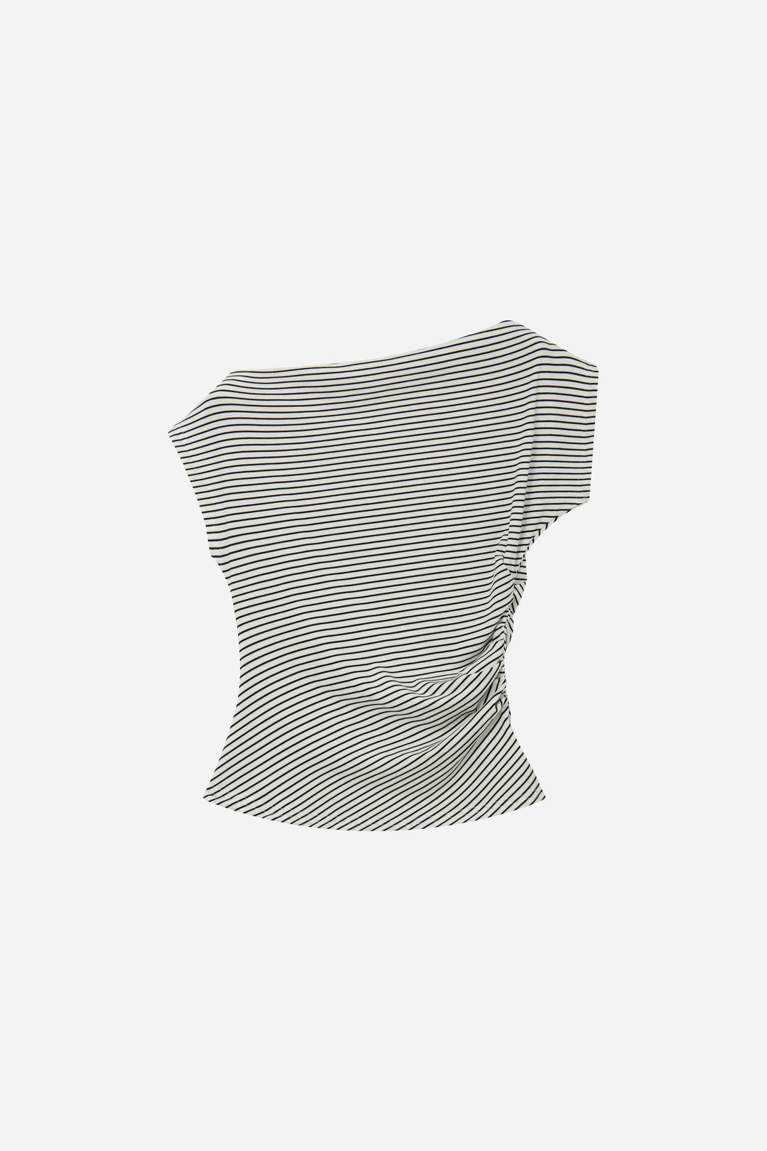 An image of a   11491 Ruched Cap Sleeve Top by  Mirra Masa