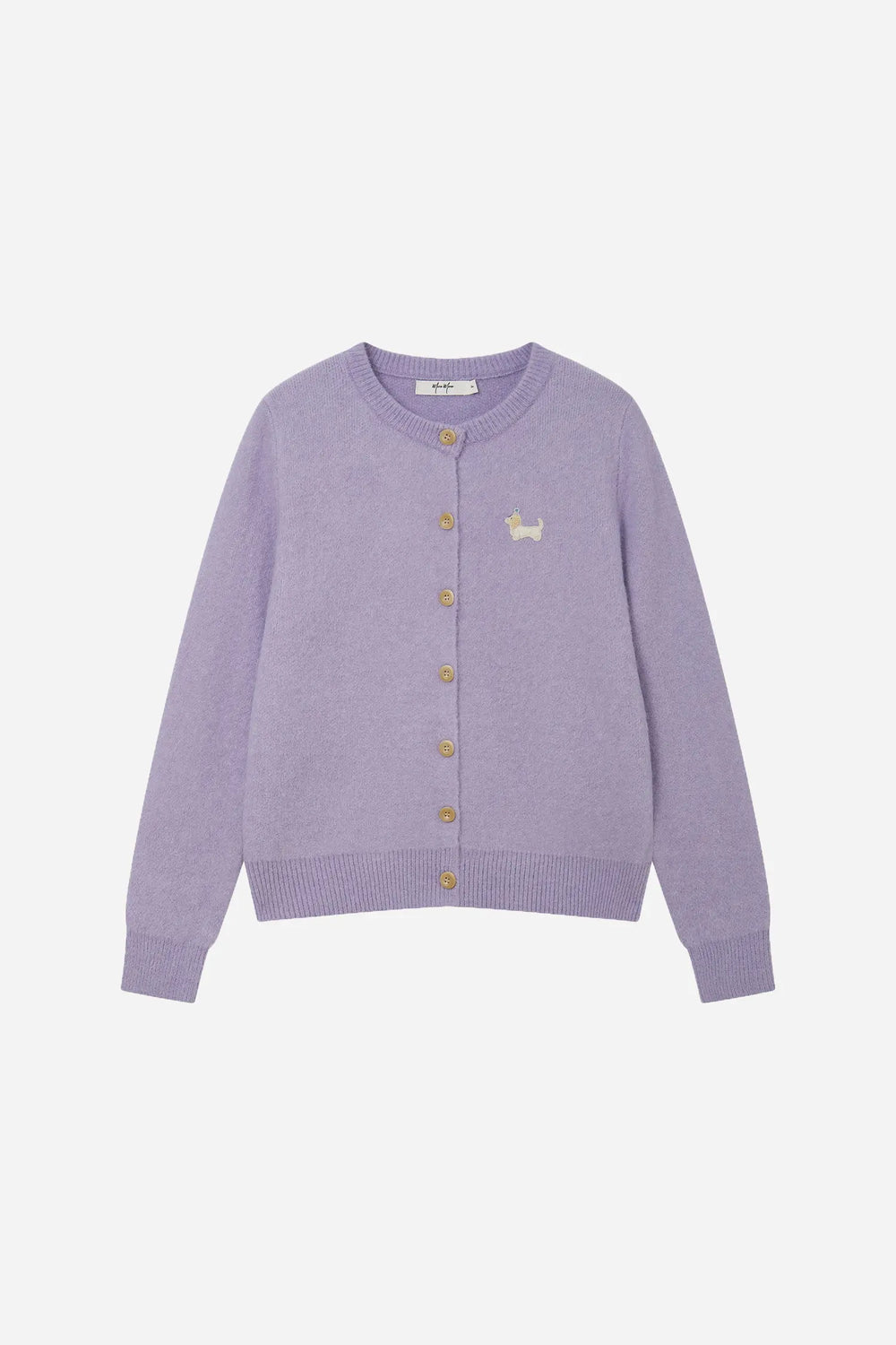 An image of a   11594 Round Neck Button Down Cardigan by  Mirra Masa