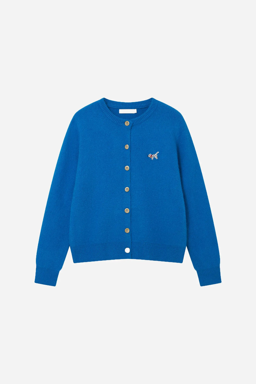 An image of a   11594 Round Neck Button Down Cardigan by  Mirra Masa