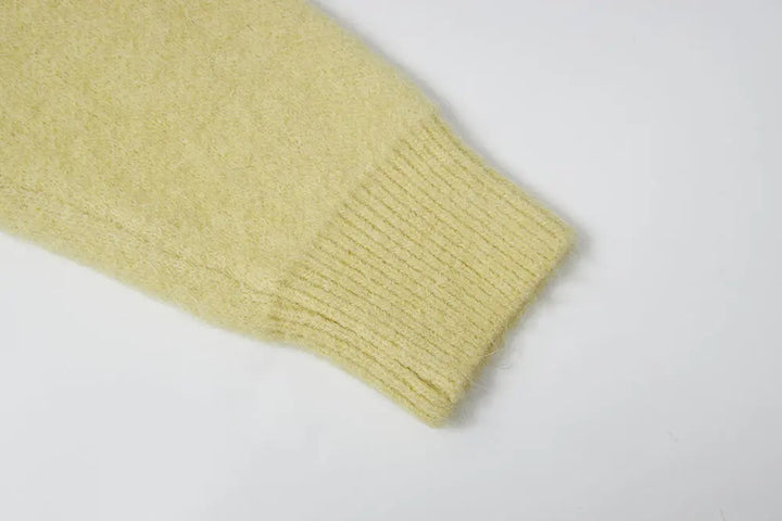 An image of a   11594 Round Neck Button Down Cardigan by  Mirra Masa