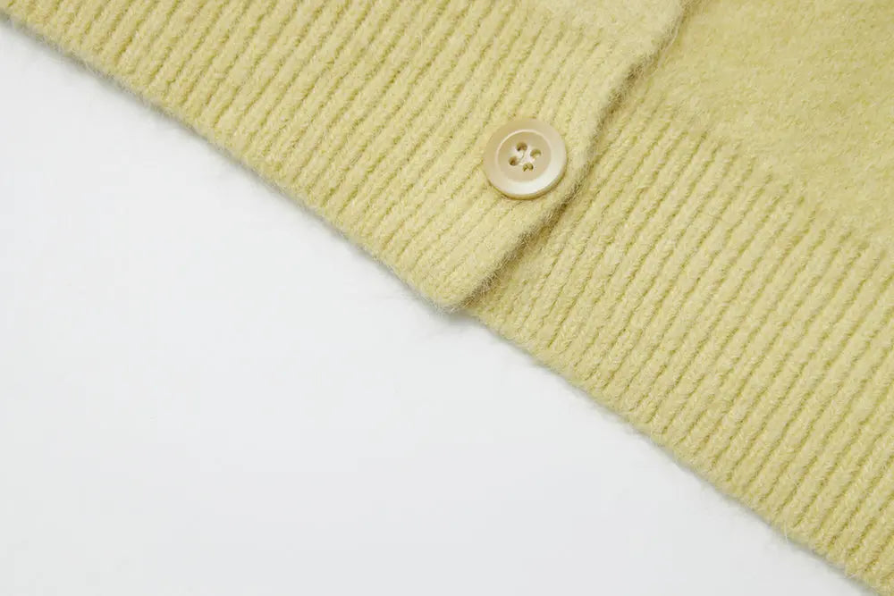 An image of a   11594 Round Neck Button Down Cardigan by  Mirra Masa