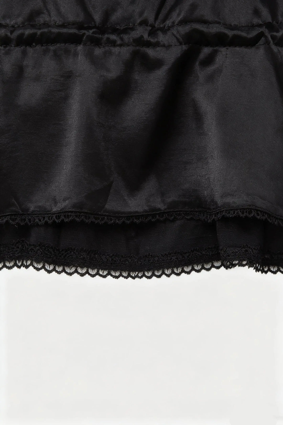 An image of a   11654 Lace-Trim Peplum Cami by  Mirra Masa