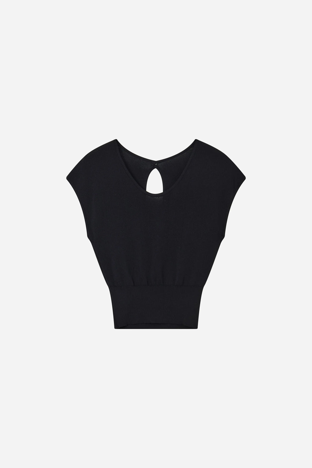 An image of a   11745 The Sculpted Cutout Top by  Mirra Masa