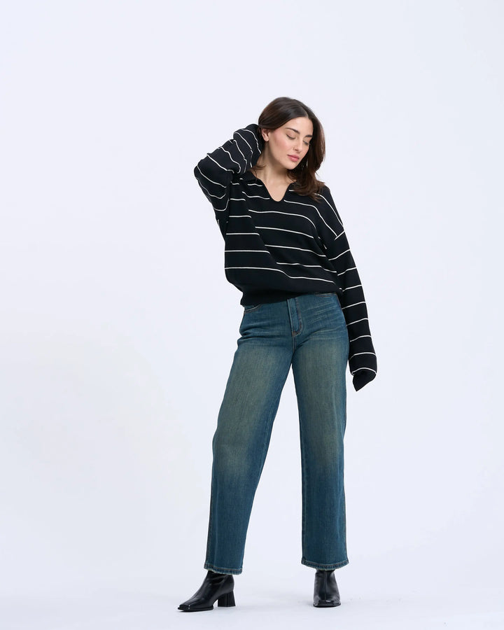 An image of a   1184D Polo Sweater by  Mirra Masa