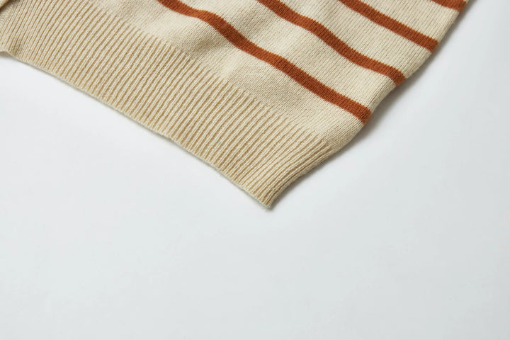 An image of a   11883 Striped Cardigan by  Mirra Masa