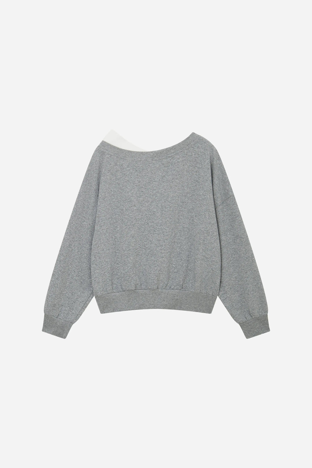 An image of a   11887 Layered Boatneck Sweatshirt by  Mirra Masa