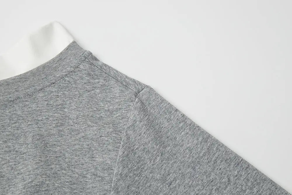 An image of a   11887 Layered Boatneck Sweatshirt by  Mirra Masa