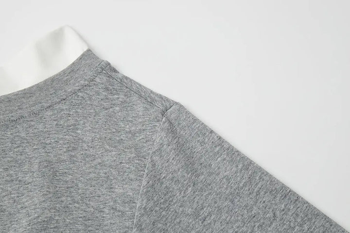 An image of a   11887 Layered Boatneck Sweatshirt by  Mirra Masa
