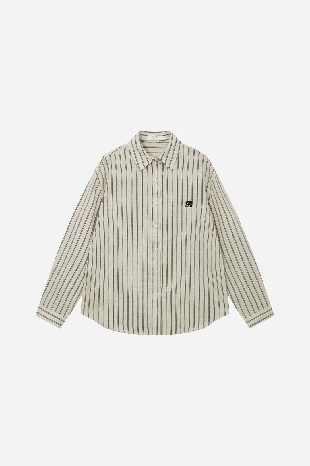 An image of a   11904 Striped Button-Down Shirt by  Mirra Masa