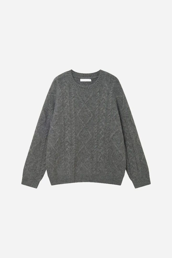 An image of a   11947 Cable Knit Sweater by  Mirra Masa