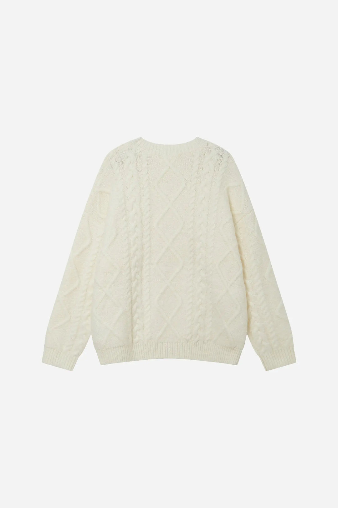 An image of a   11947 Cable Knit Sweater by  Mirra Masa