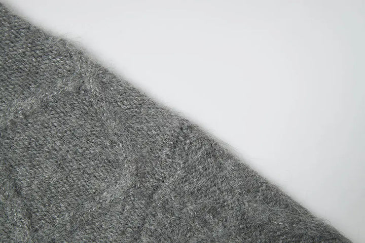 An image of a   11947 Cable Knit Sweater by  Mirra Masa