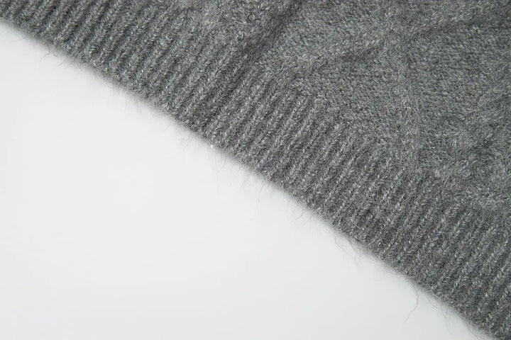 An image of a   11947 Cable Knit Sweater by  Mirra Masa