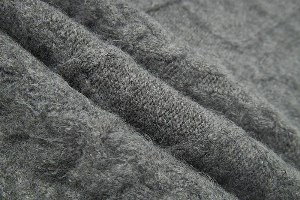 An image of a   11947 Cable Knit Sweater by  Mirra Masa