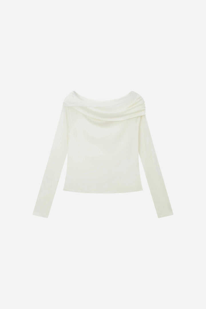 An image of a   11967 Layered Off-Shoulder Top by  Mirra Masa