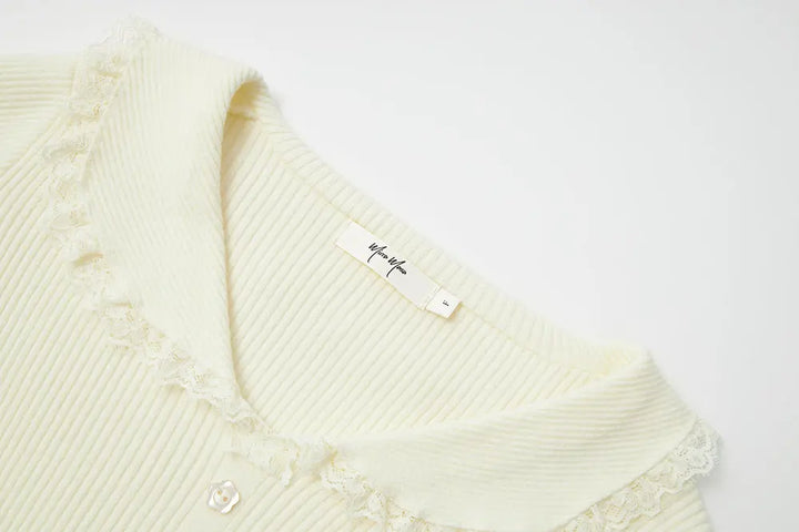 An image of a   11978 Ribbed and Fitted Layering Knit Top by  Mirra Masa