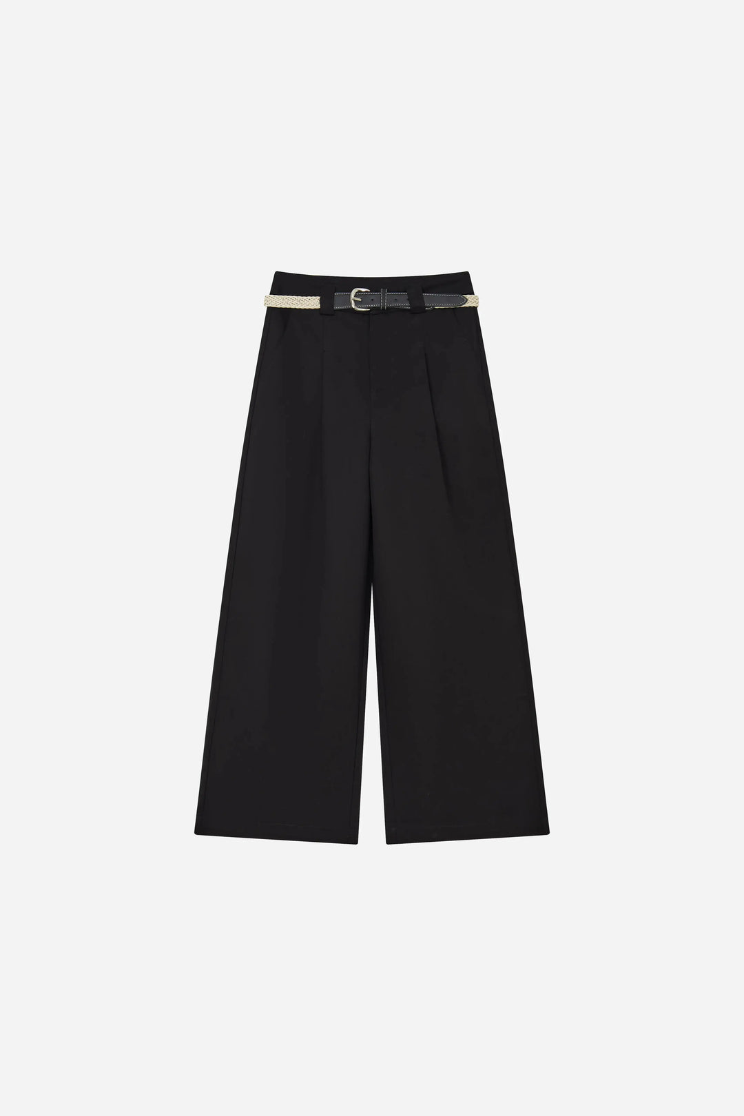 An image of a   12386 Pleated Cropped Trouser by  Mirra Masa