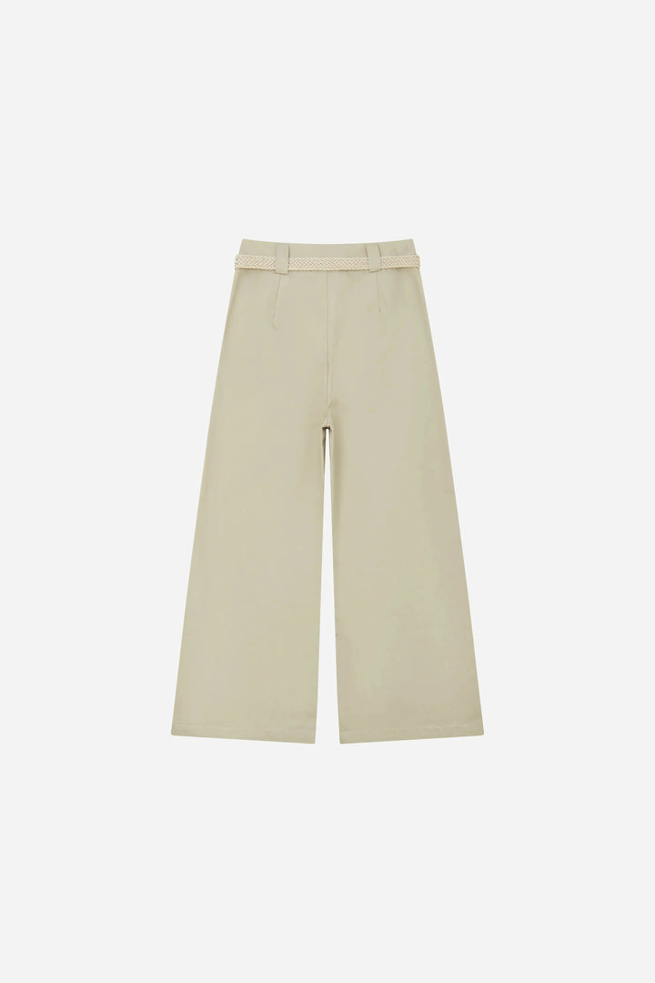 An image of a   12386 Pleated Cropped Trouser by  Mirra Masa