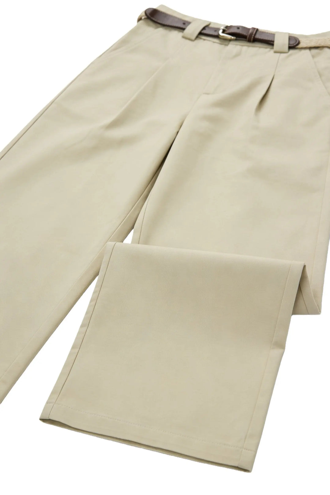 An image of a   12386 Pleated Cropped Trouser by  Mirra Masa